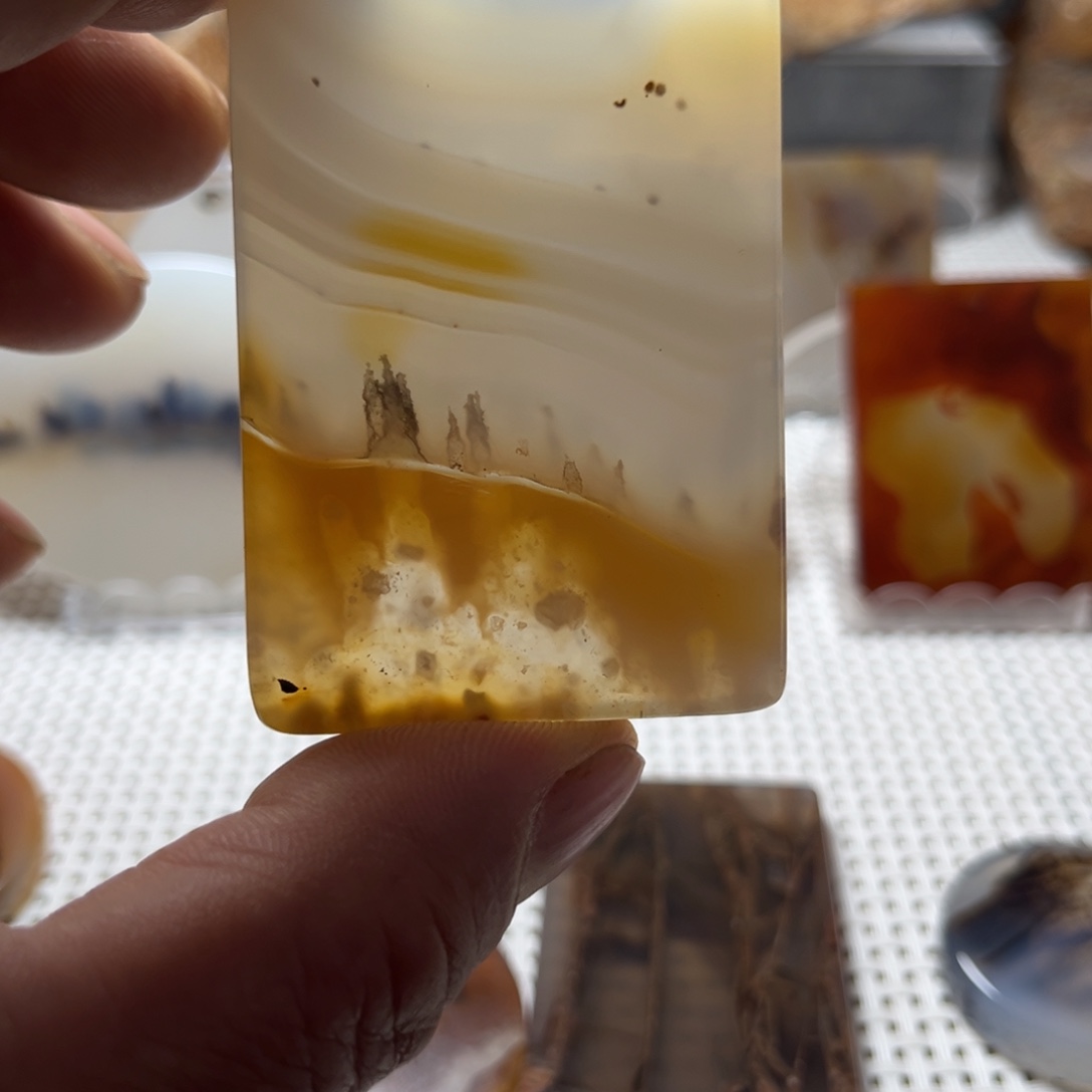 玛瑙/玉髓未镶嵌吊坠(不含链)