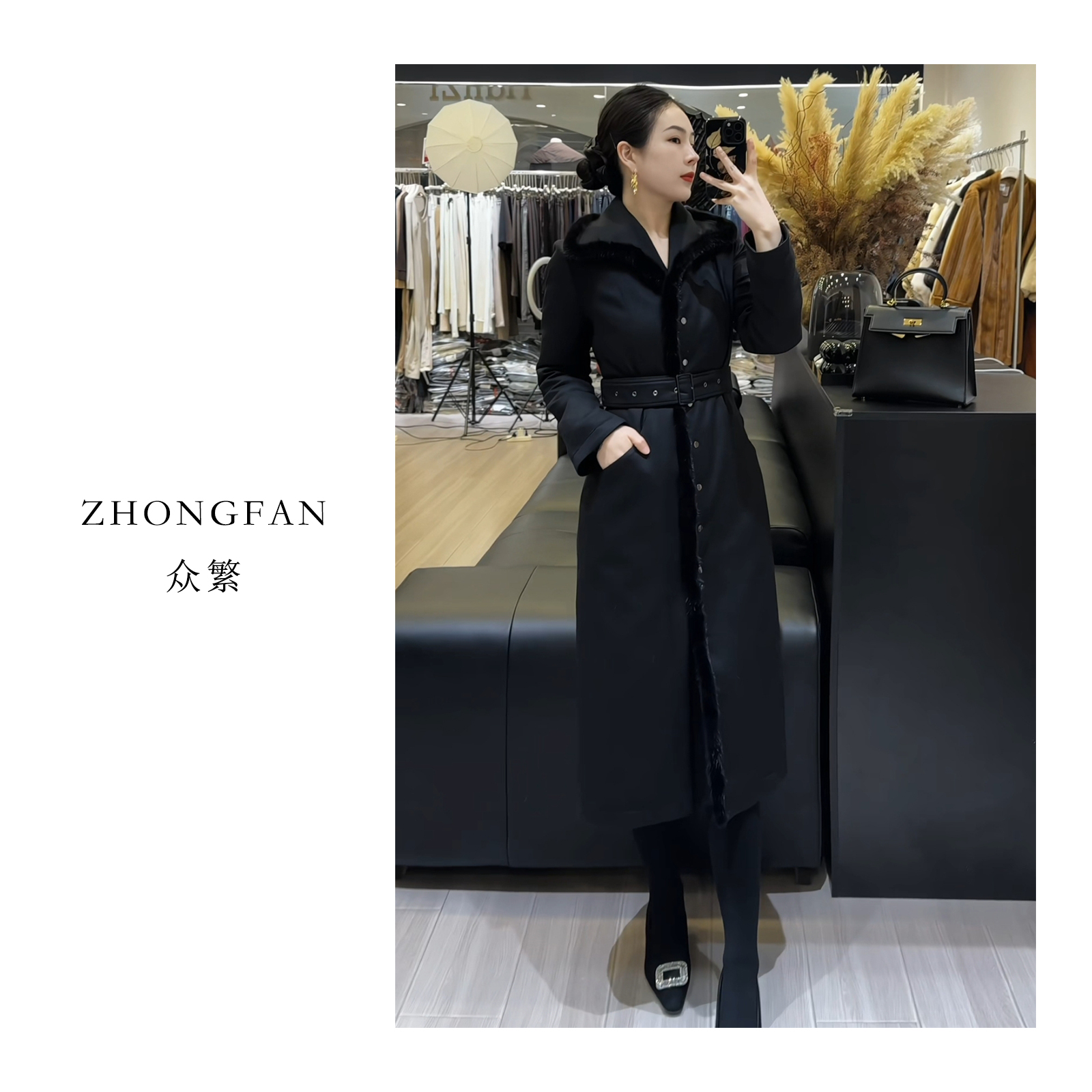 秋冬新款时尚气质优雅百搭显瘦外套女保暖白鹅绒羽绒服2640