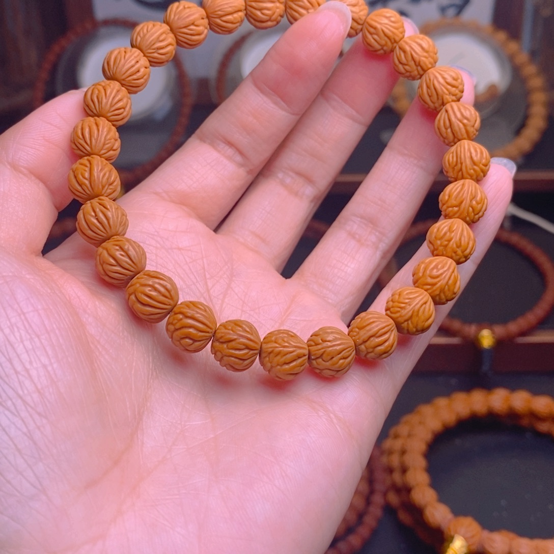 手串桃核龙文桃核10