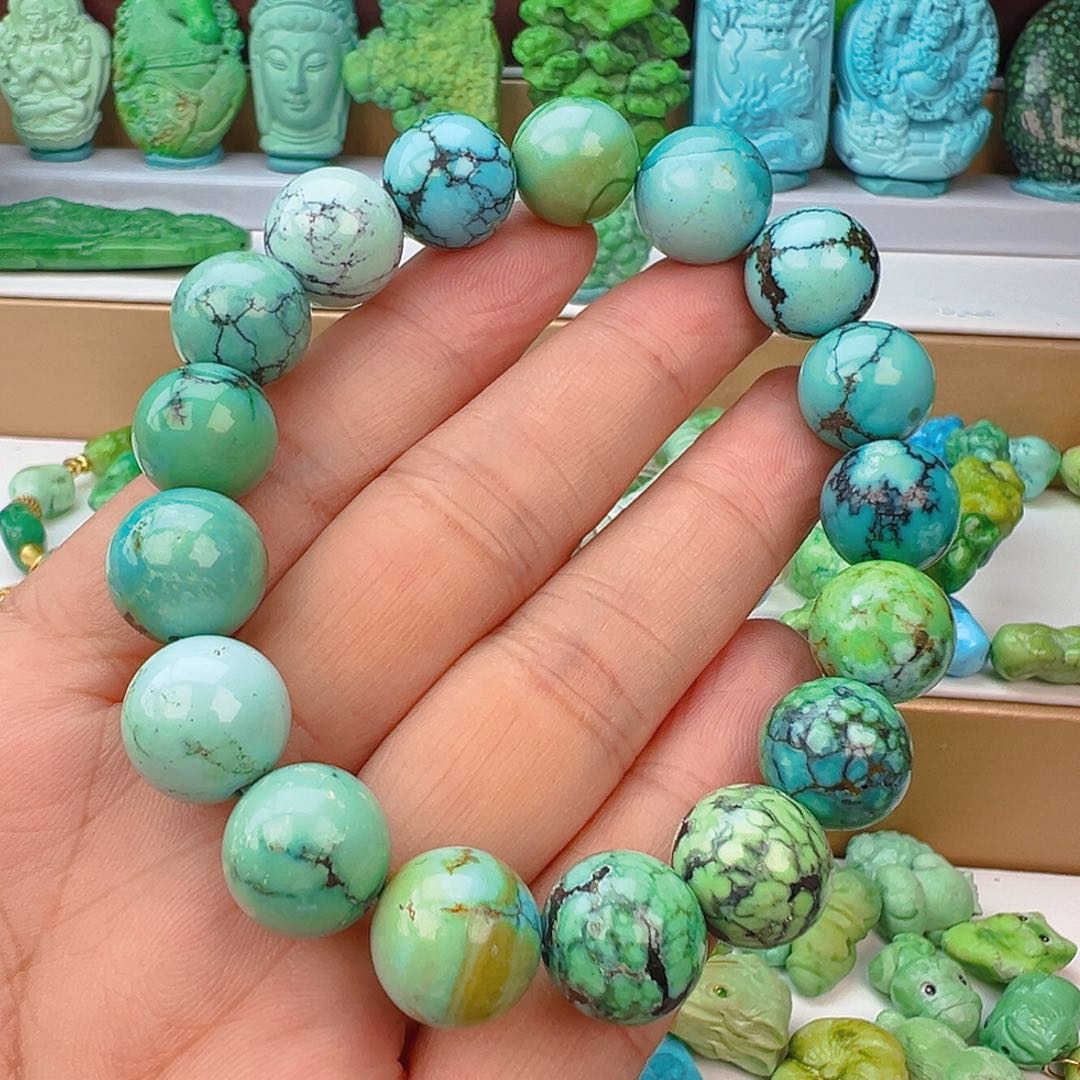 未镶嵌绿松石项链