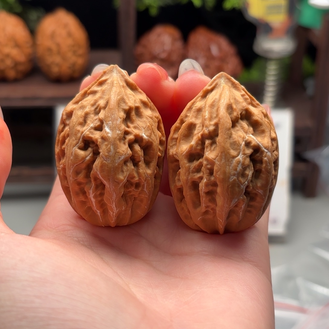 文玩核桃把件小楸千磕尖88