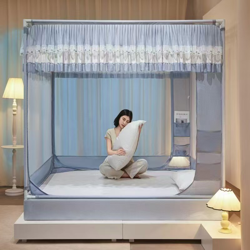 加粗加厚蚊帐防尘顶全封闭蚊帐