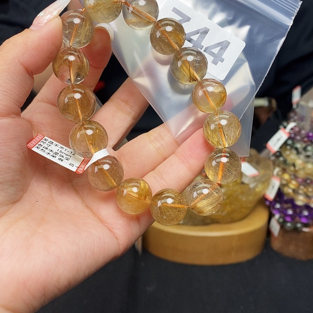 水晶手串多样性发其一744未镶嵌