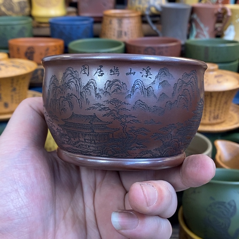 【闪购商品】紫砂杯子宜兴全手工紫砂杯