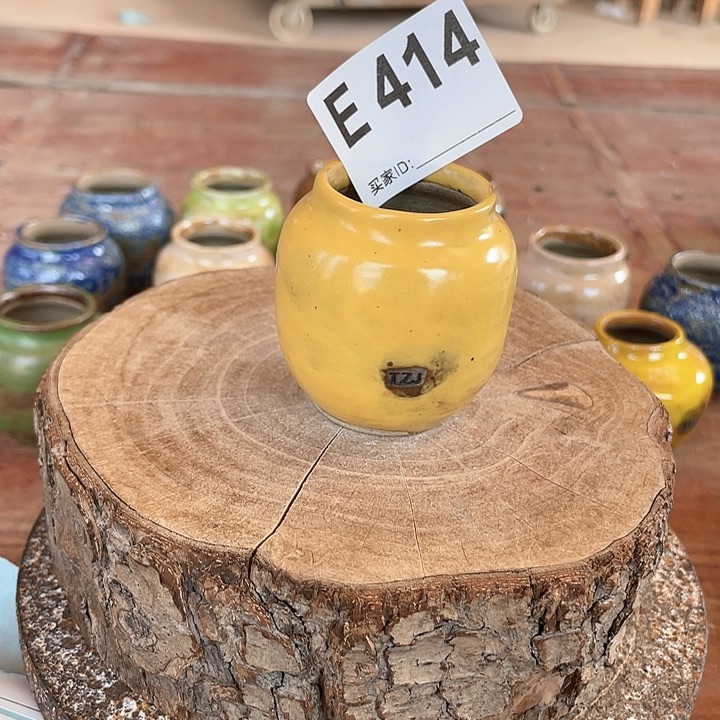 紫砂花盆新款 拇指盆 内口3