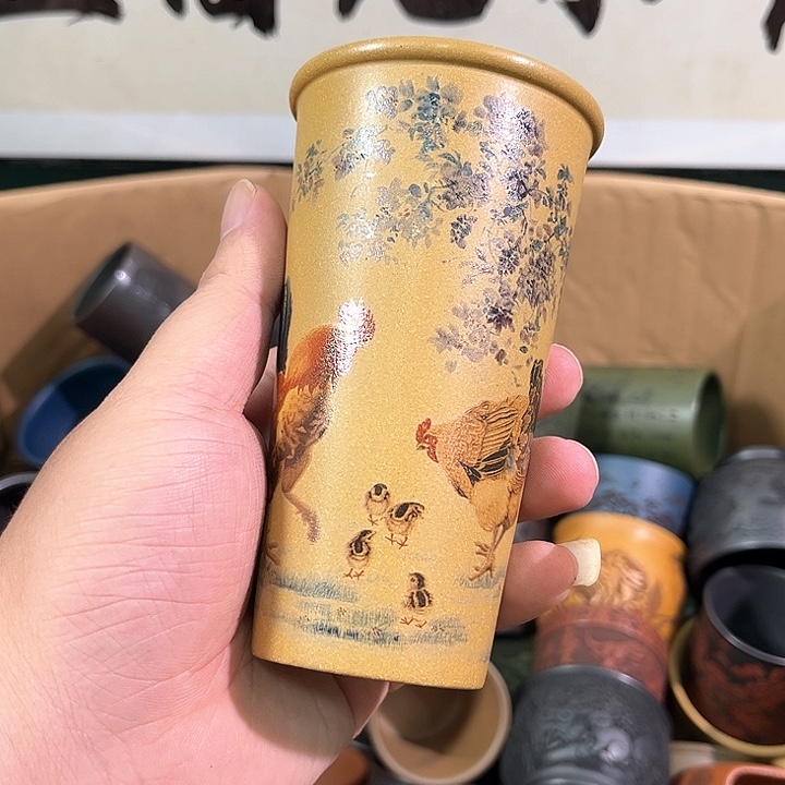 茶杯紫砂全手工紫砂主人杯