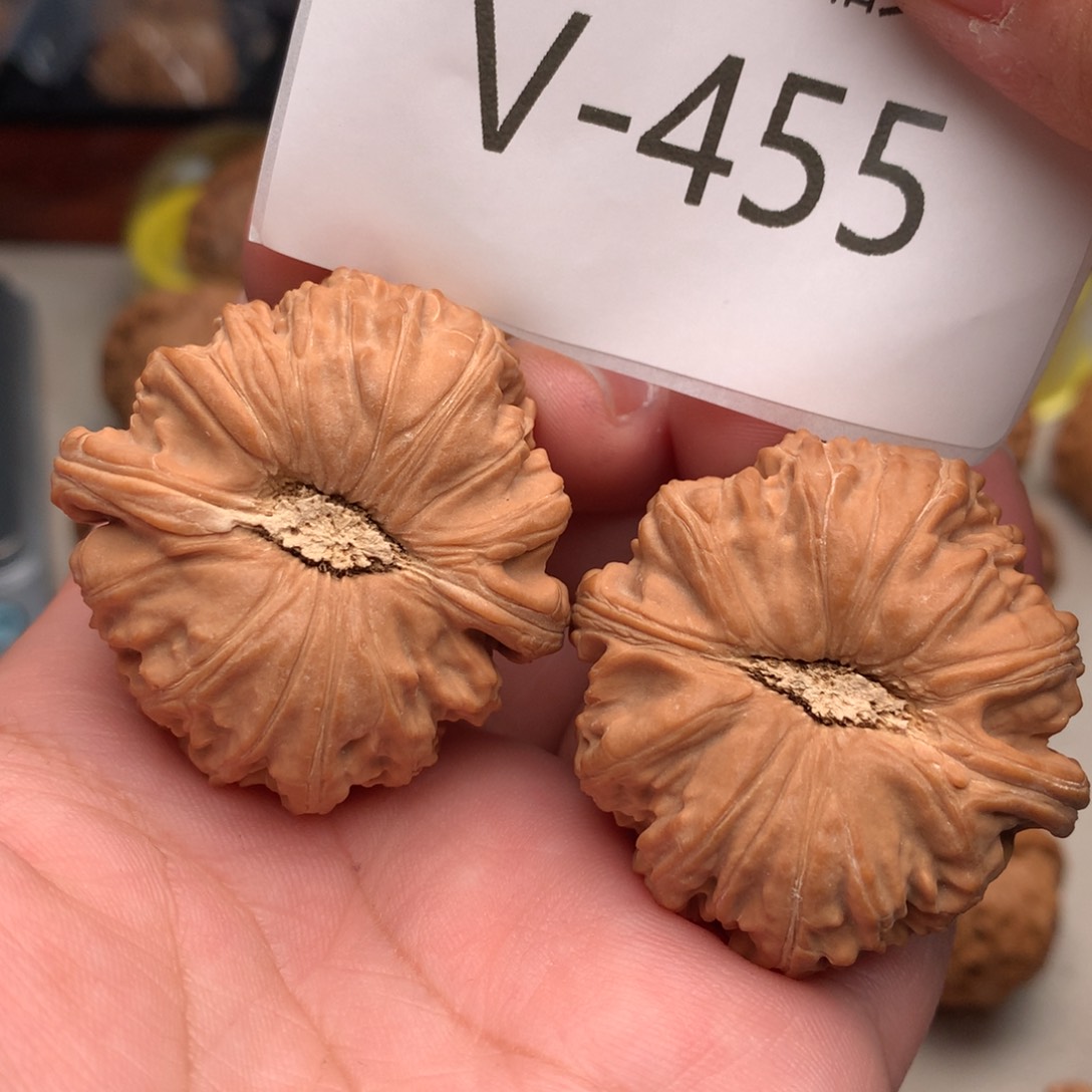 文玩核桃把件39球白mmmm