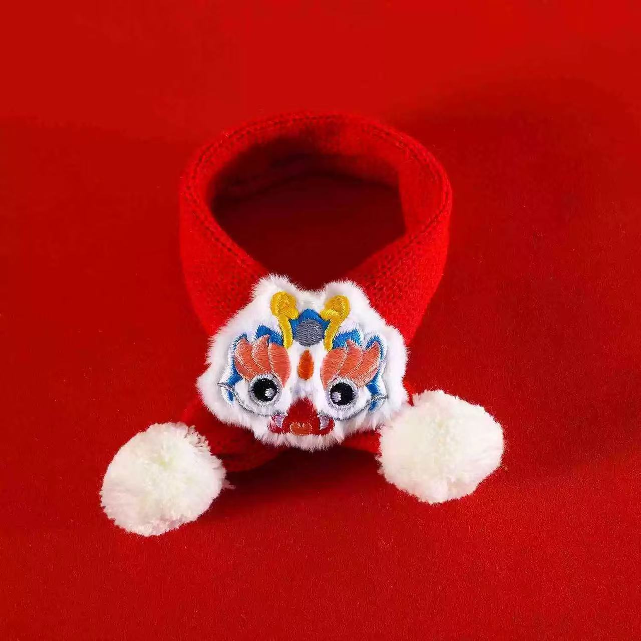 新年猫咪项圈宠物围脖