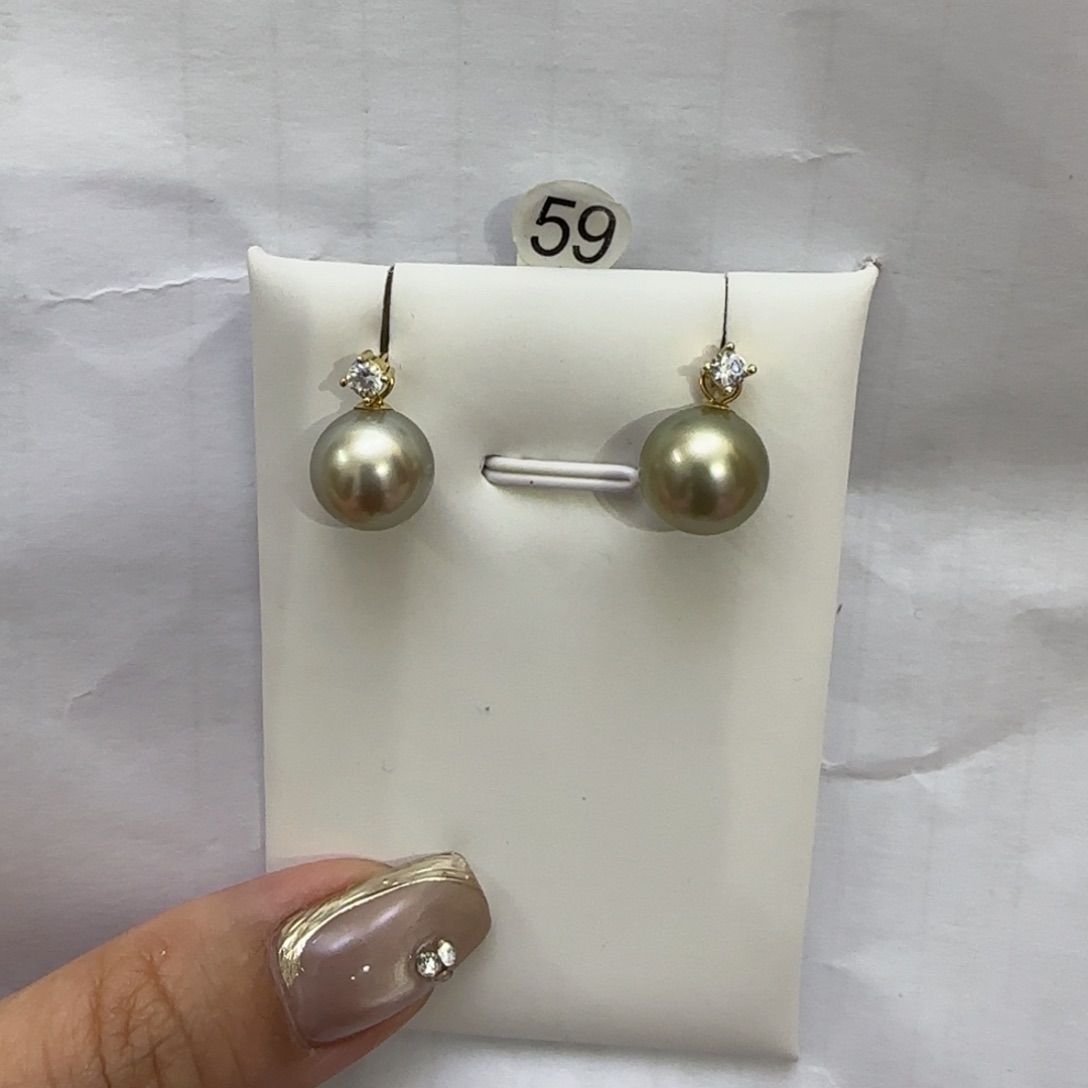 海水珍珠耳钉未镶嵌