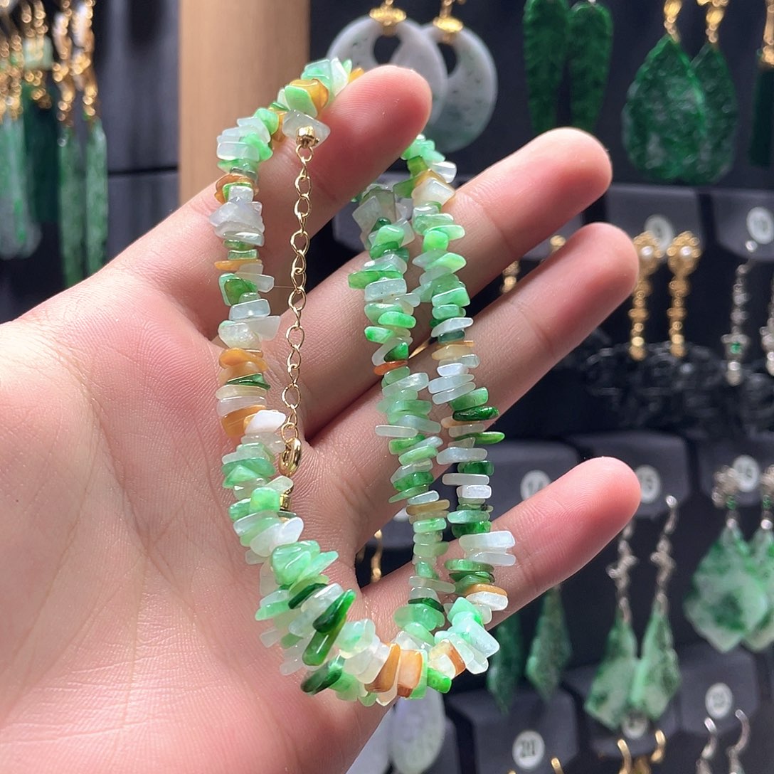 翡翠未镶嵌耳饰翡翠