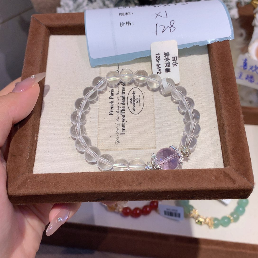水晶手串未镶嵌?****?213号