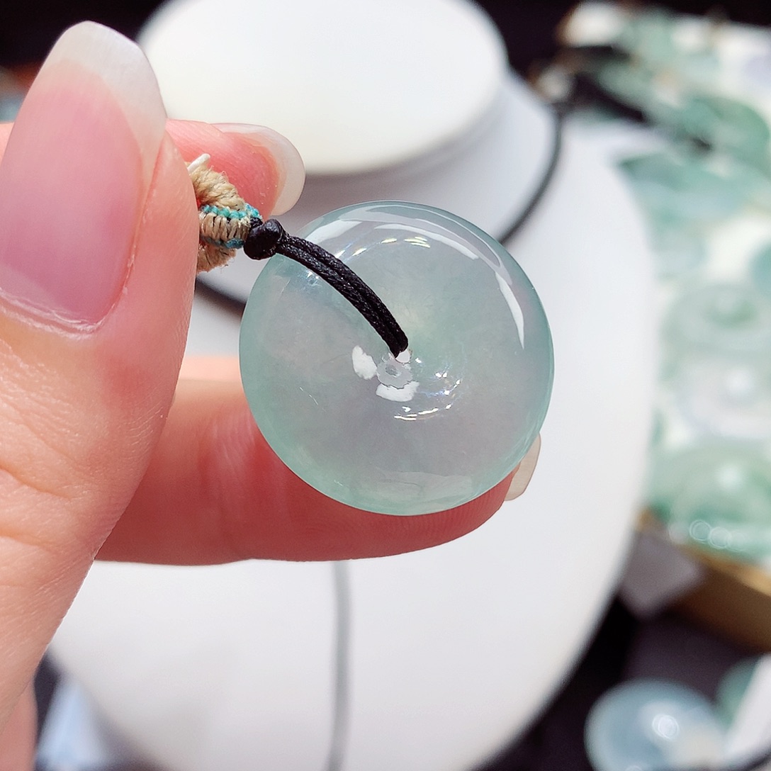 颈饰未镶嵌翡翠翡翠14，22.1/5.6