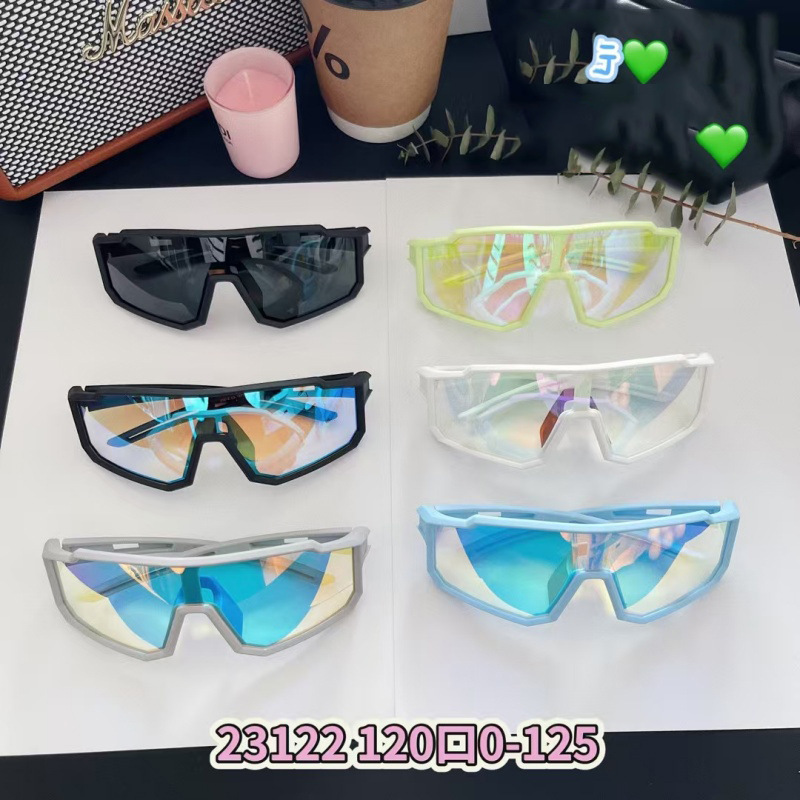 儿童骑行太阳镜偏光护目变色眼镜跑步运动眼镜防紫线户外防风镜潮