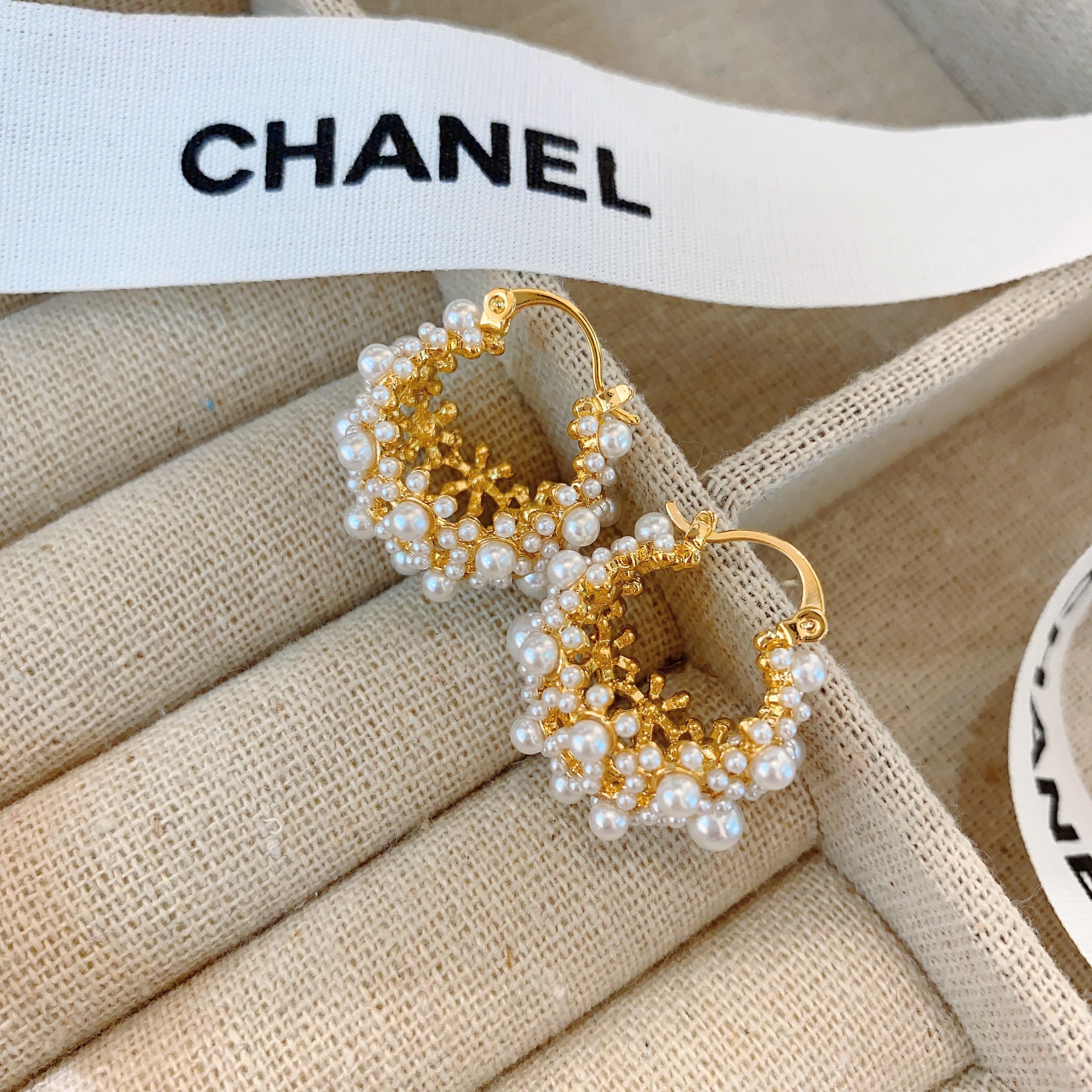 铜合金琉璃耳饰 法式浪漫ins小米珠耳环气质轻奢时尚百搭复古优雅