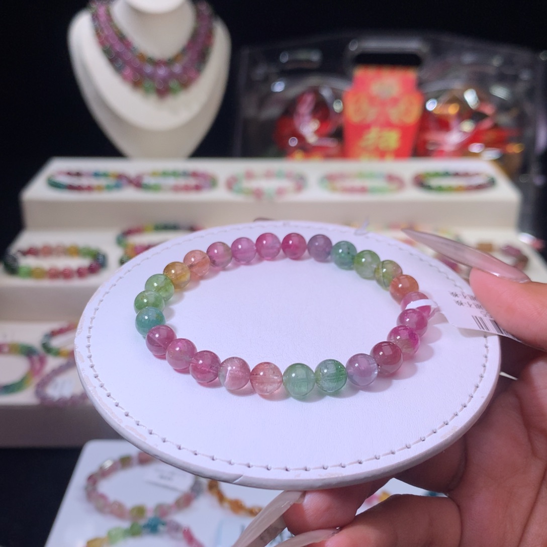 碧玺手链未镶嵌碧玺