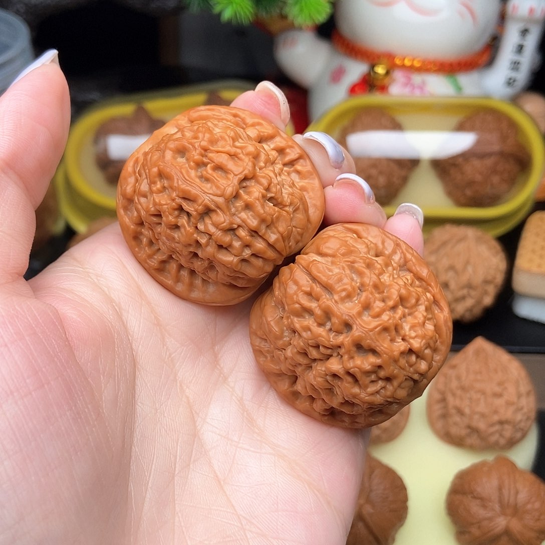 文玩核桃吊坠39莲花