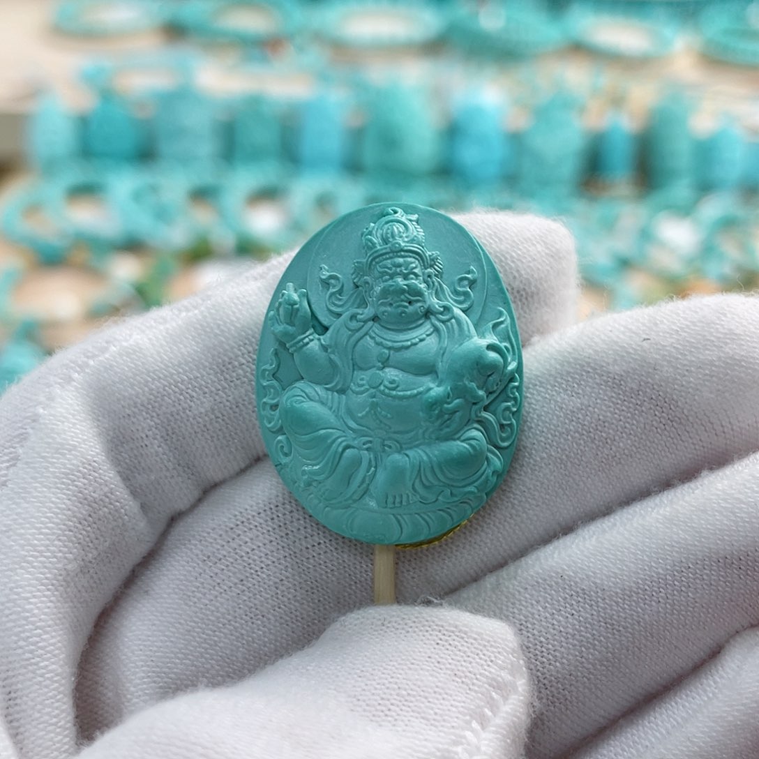 绿松石珠宝奇石未镶嵌