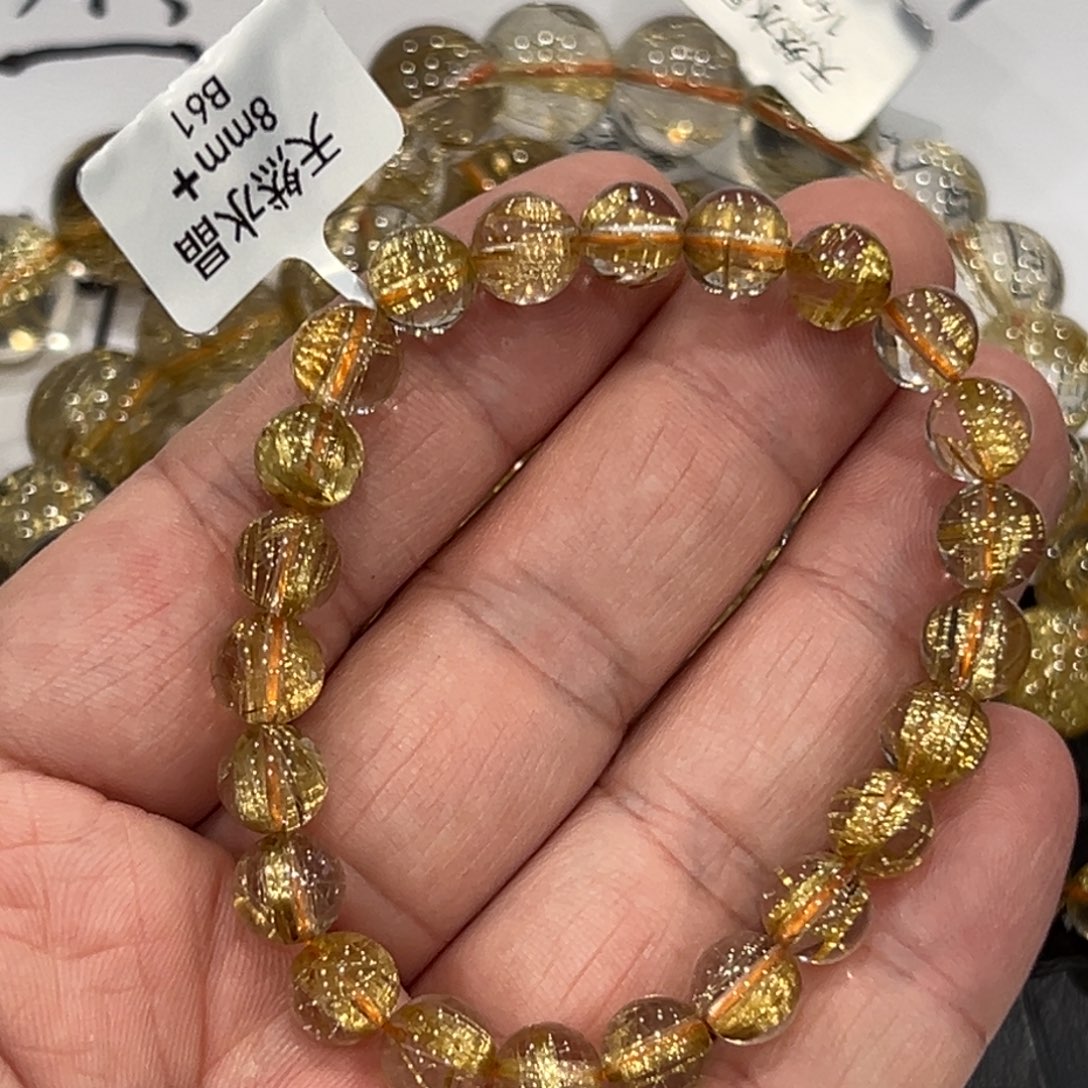 未镶嵌水晶手链b61钛晶