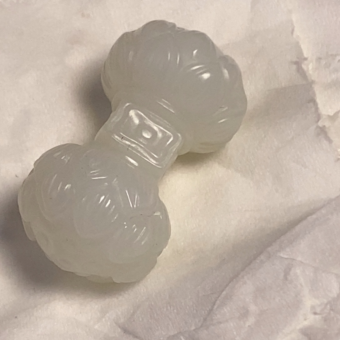 颈饰未镶嵌和田玉禅