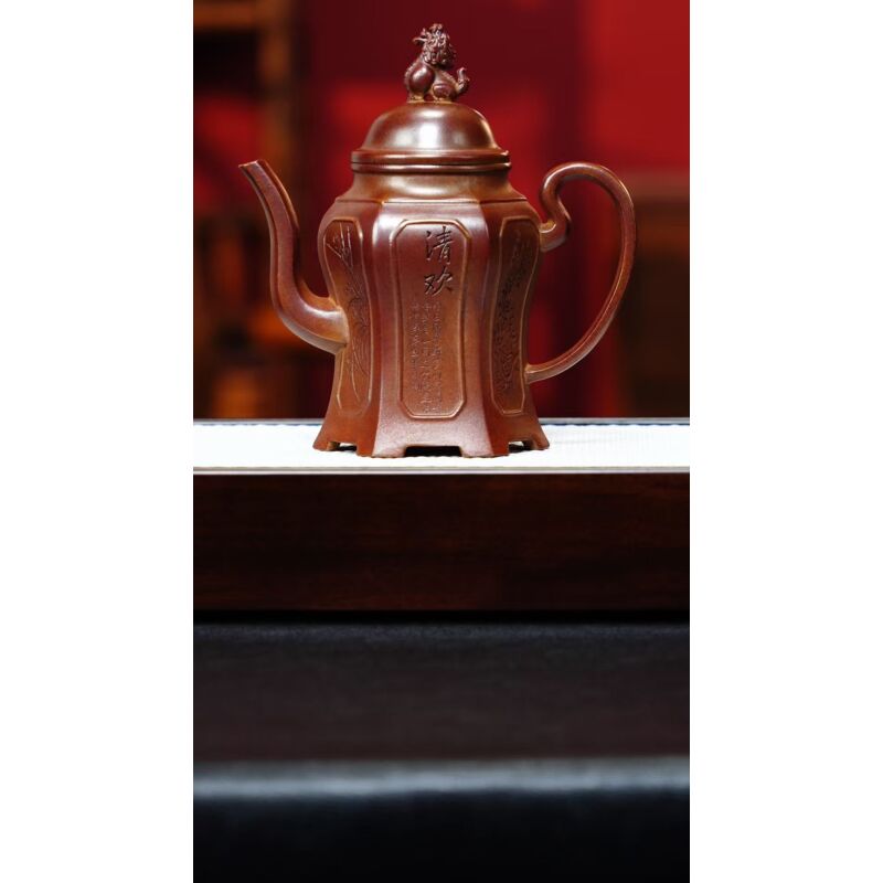 宜兴紫砂 六方宫灯 徐宸翊 h058