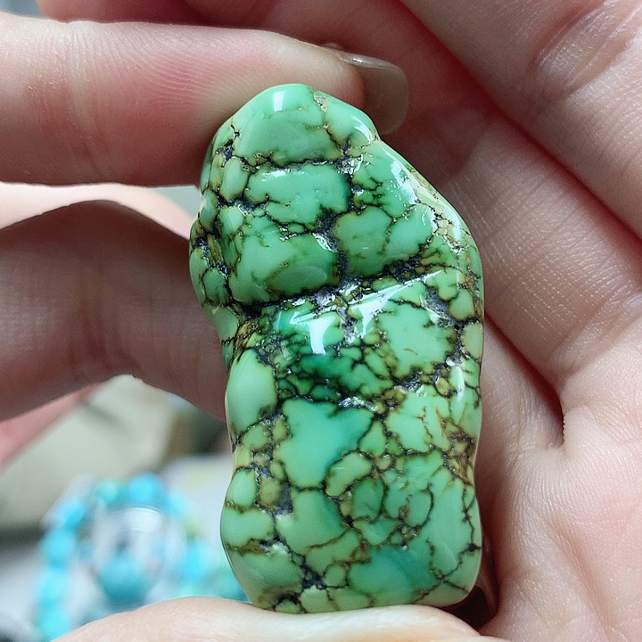 未镶嵌绿松石珠宝奇石