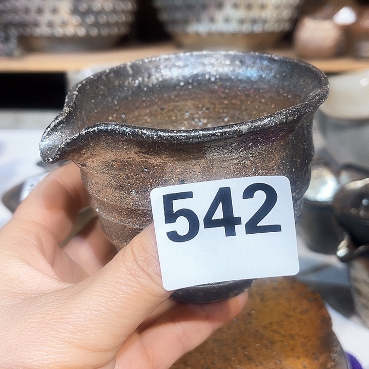 杯高温柴烧陶泥公杯