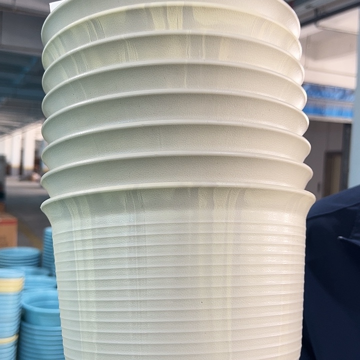 微瑕矮陶口21高15米色无托8只