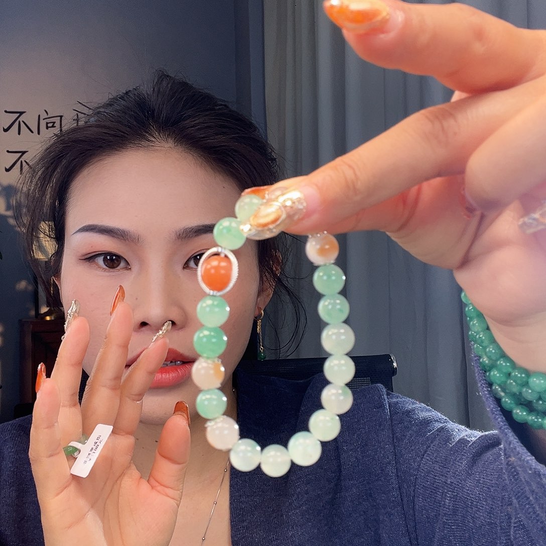 石英质玉手链未镶嵌