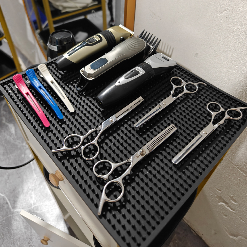 电推剪防滑垫剪发美发工具套推子剪刀油头推垫子收纳理发店发型师