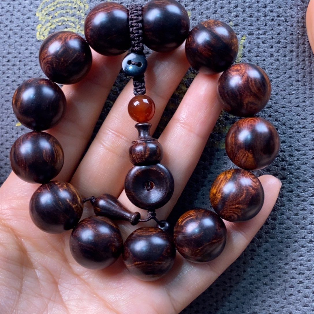 善***成黄花梨/降香黄檀手串/手链1.8.对眼