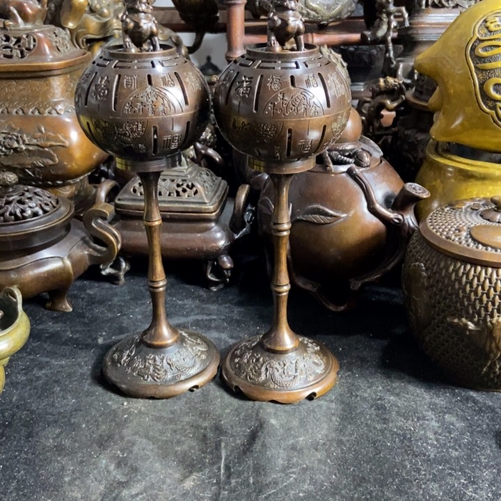 铜器工艺品摆件香炉摆件