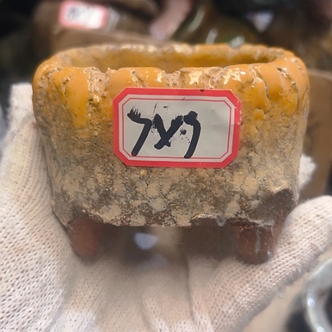 红陶粗陶花盆手工