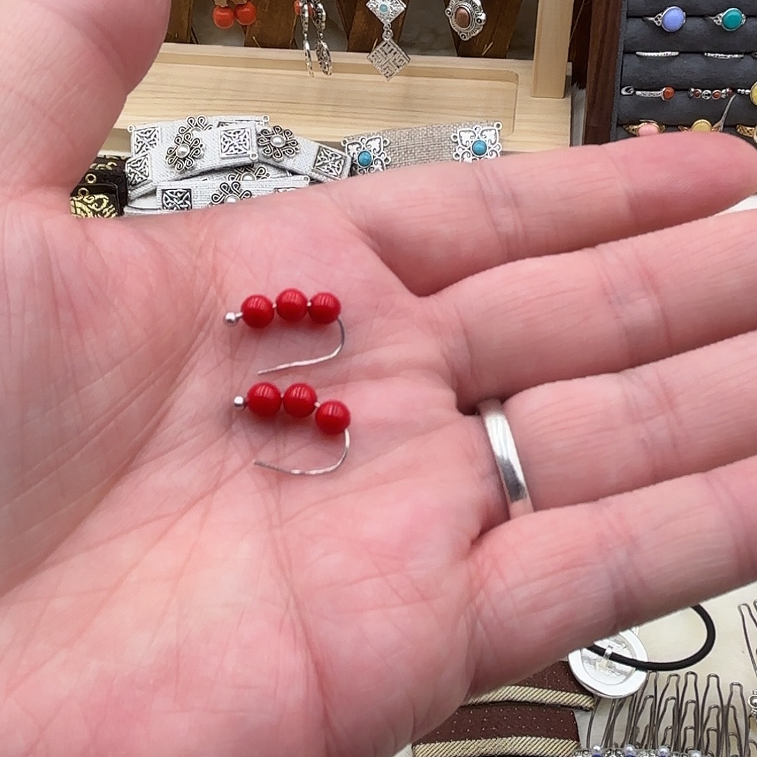 原创耳环一对两个