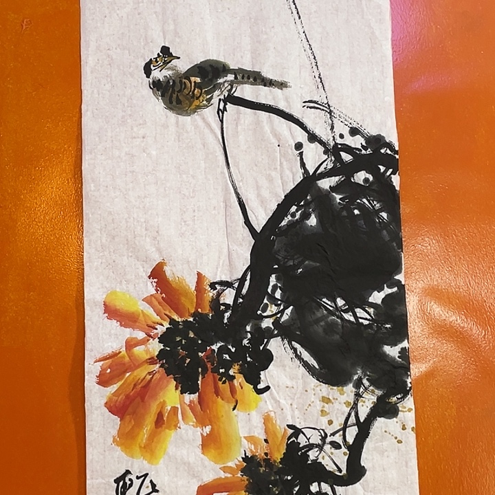 国画张圣敏先生纯手绘作品