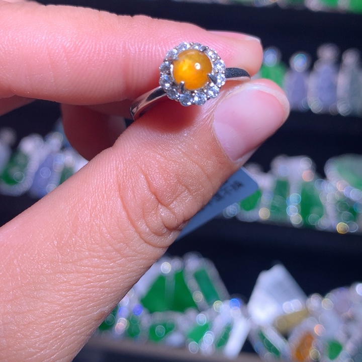 【闪购商品】颈饰银S925镶嵌翡翠天然翡翠