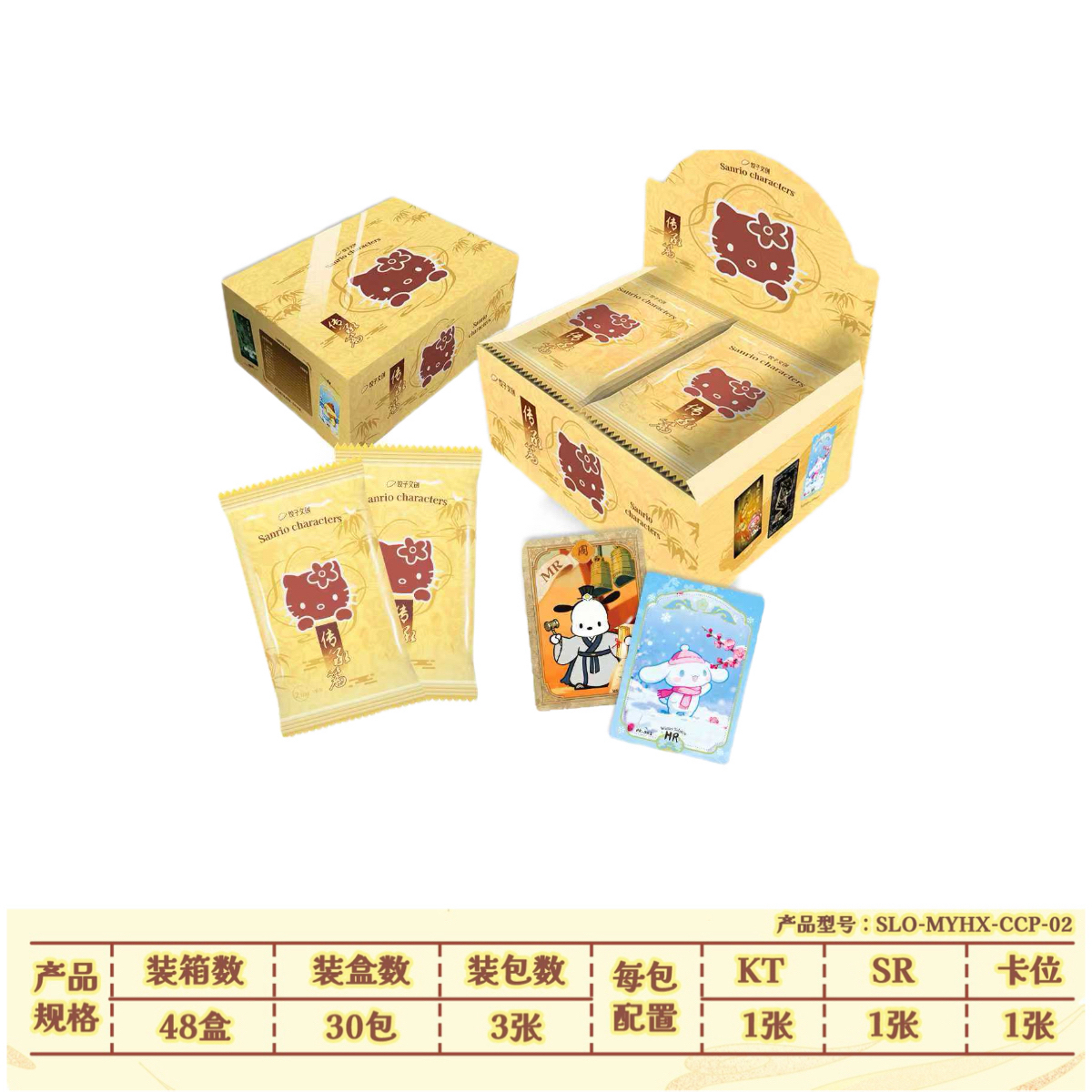 【玩法合集】饺子文创 三丽鸥家族传承篇  第二弹2元包收藏卡牌(L)