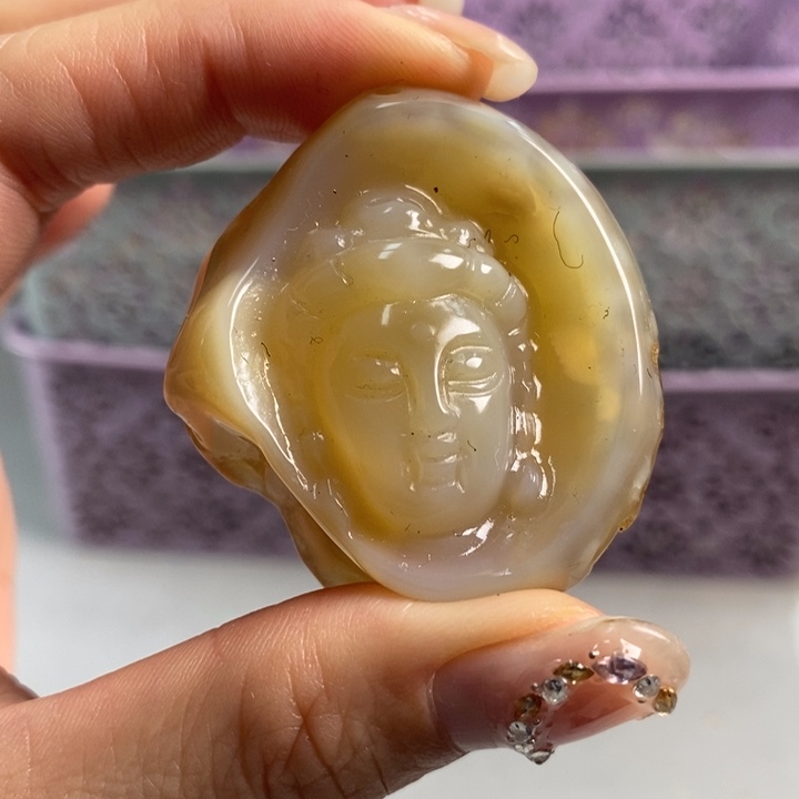 玛瑙/玉髓吊坠(不含链)未镶嵌