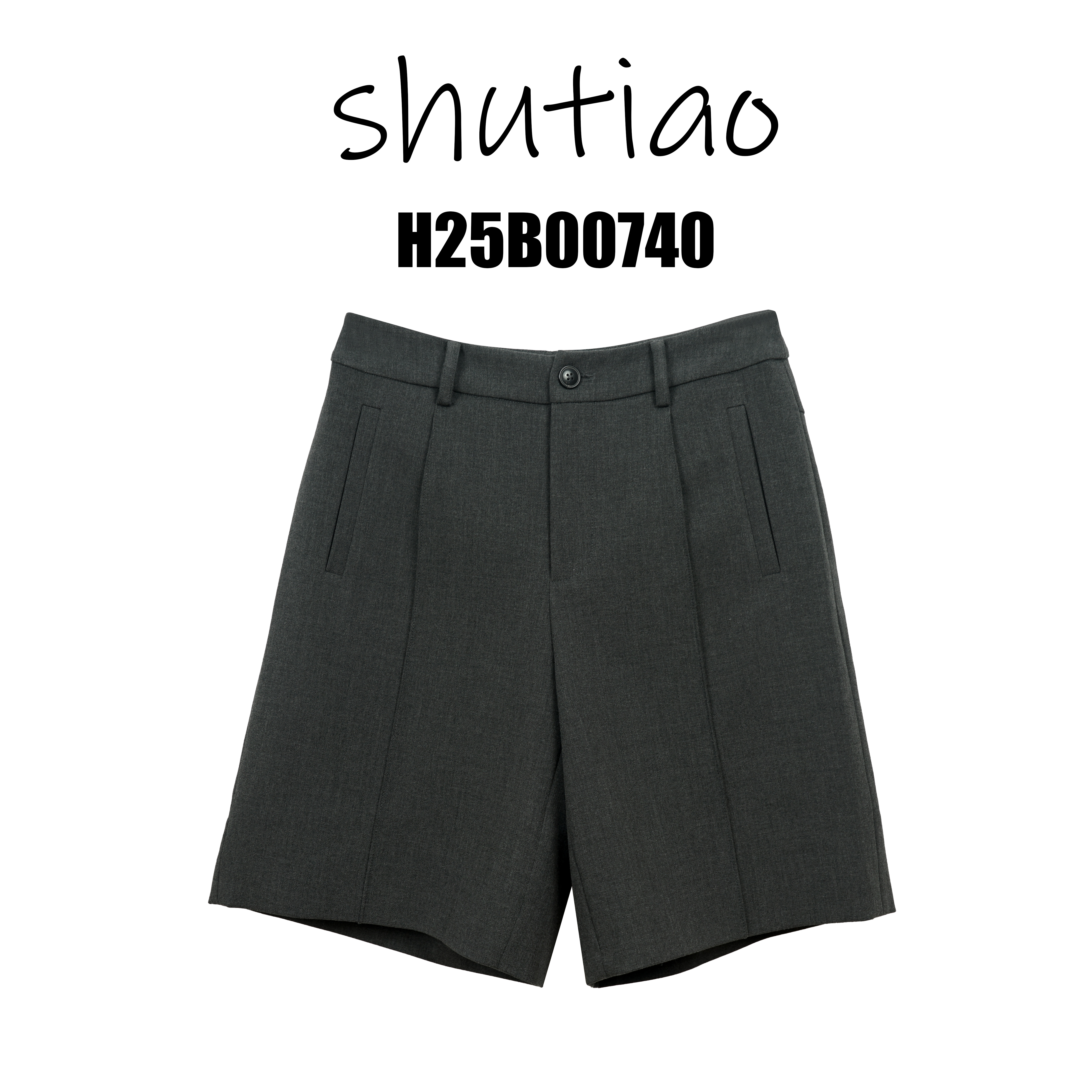【SHUTIAO】2025春夏：新款小众设计款短裤H25B00740