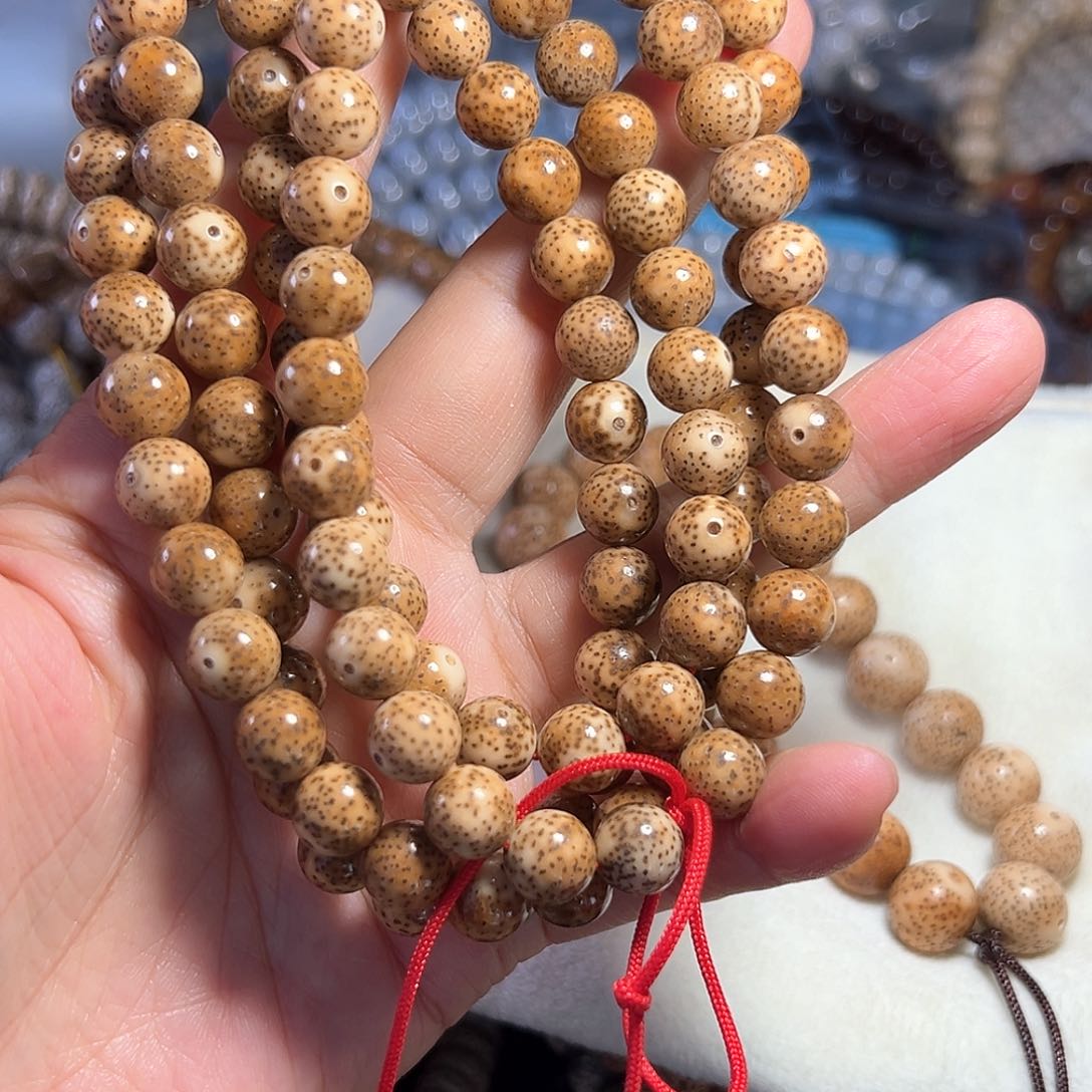 星月菩提手串嘉**杰星月菩提原生态