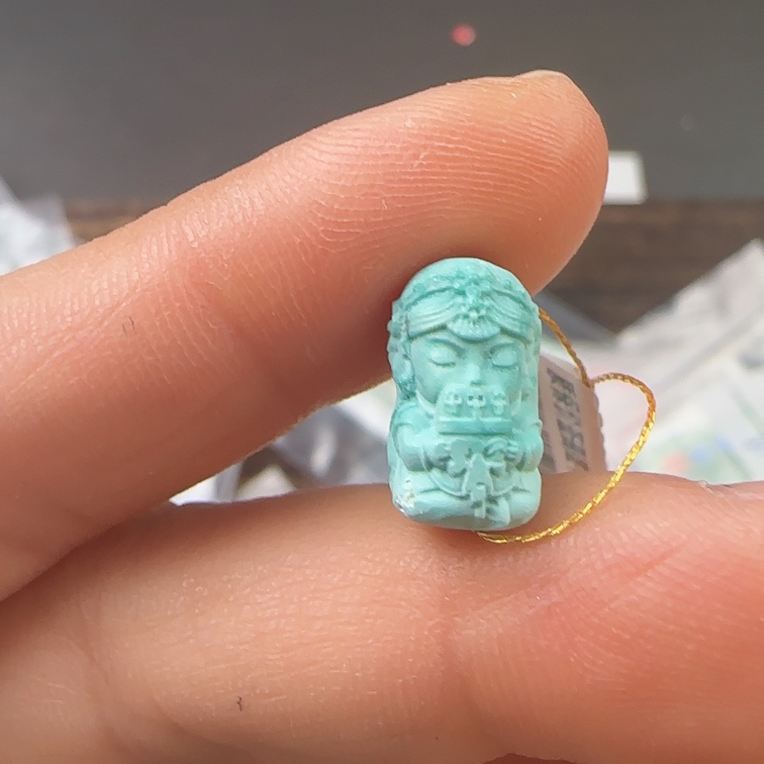 绿松石珠宝半成品未镶嵌