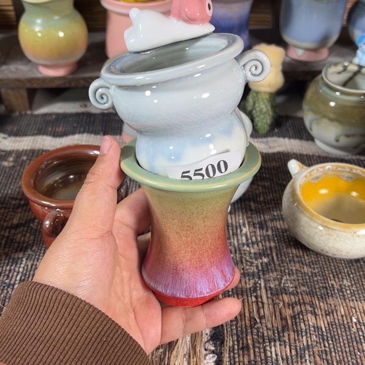 简***单手工花盆满30包邮