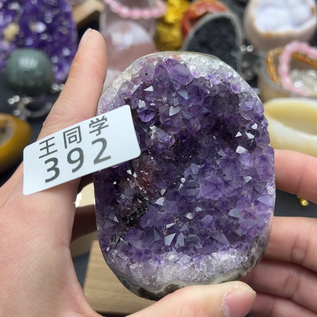 紫晶水晶摆件未镶嵌392