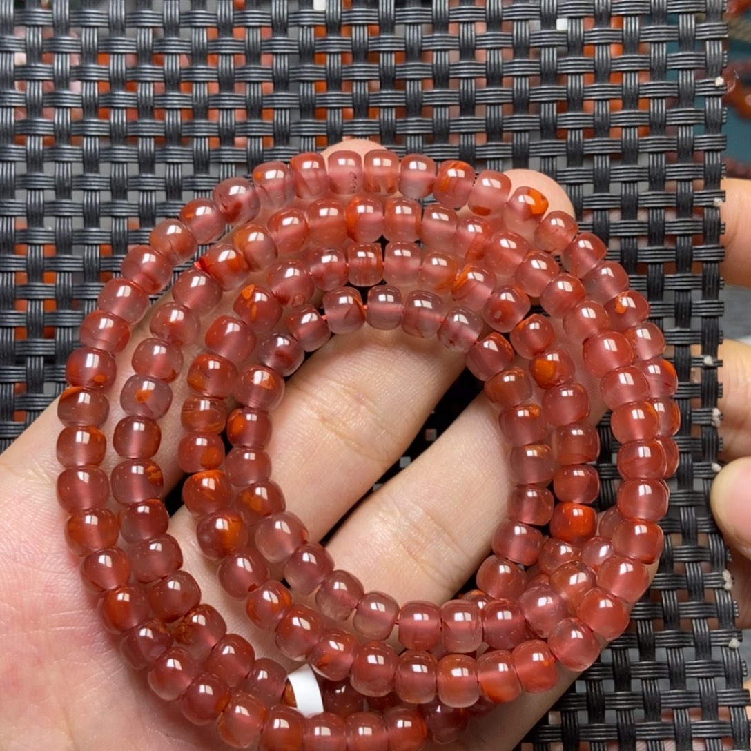 南红玛瑙未镶嵌手串6mm