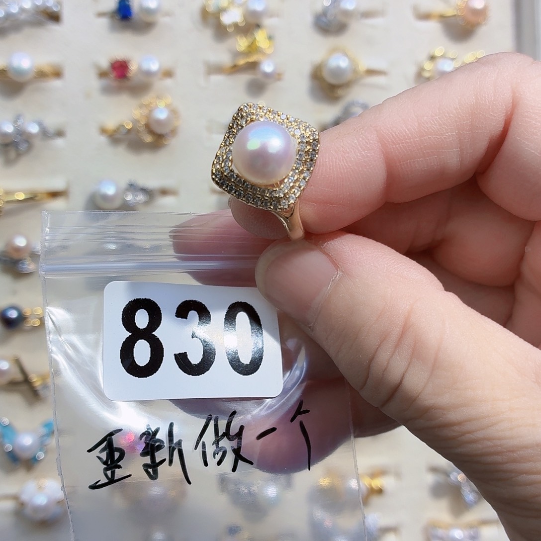 合金淡水珍珠耳饰