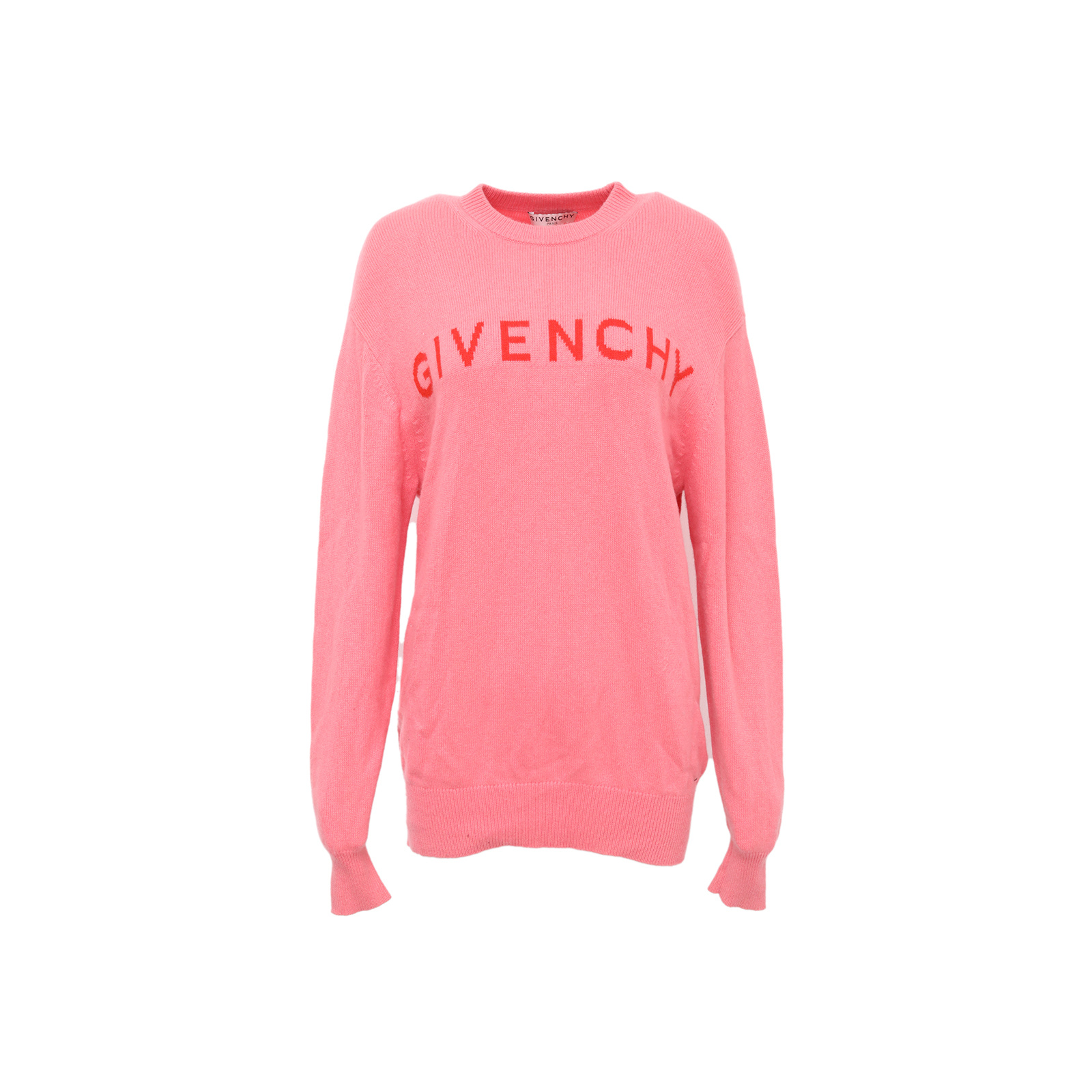99新 Givenchy/纪梵希 小花佳珊 粉色 山羊绒 毛衣