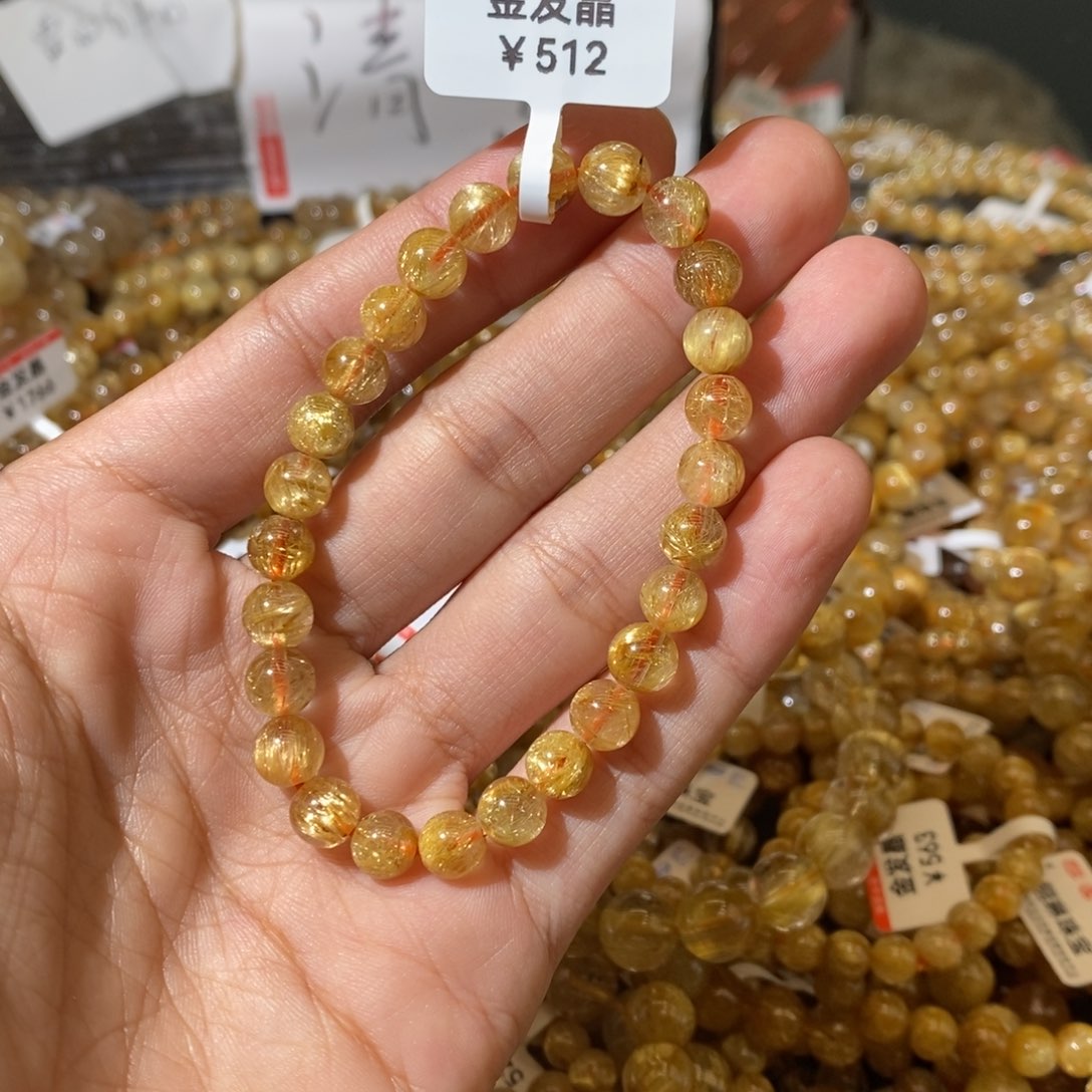 水晶手链未镶嵌我