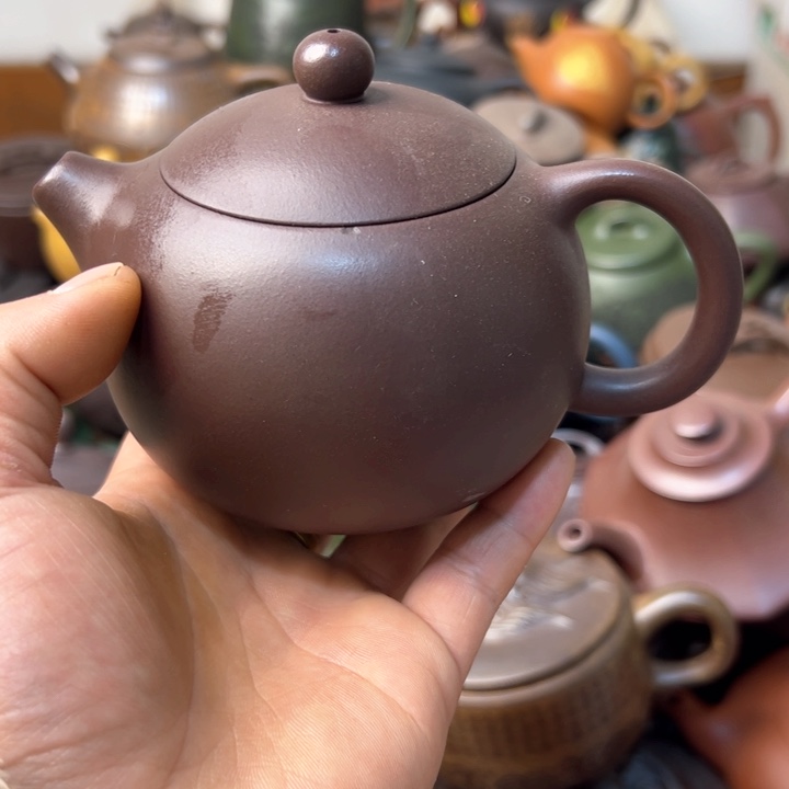 紫砂茶壶紫砂壶壶口磕碰