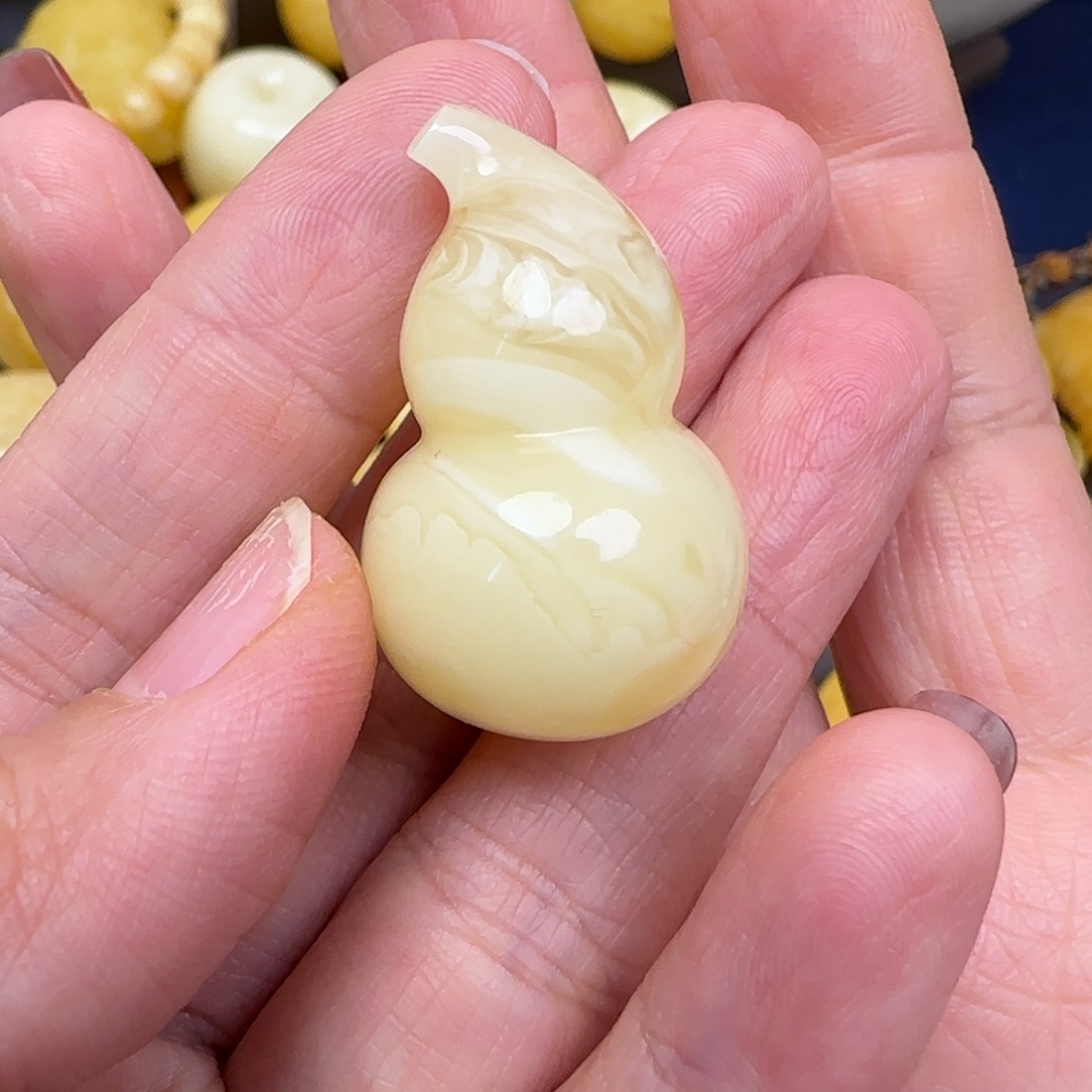 蜜蜡颈饰未镶嵌天然蜜蜡