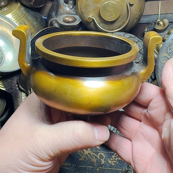 铜器摆件收收藏藏