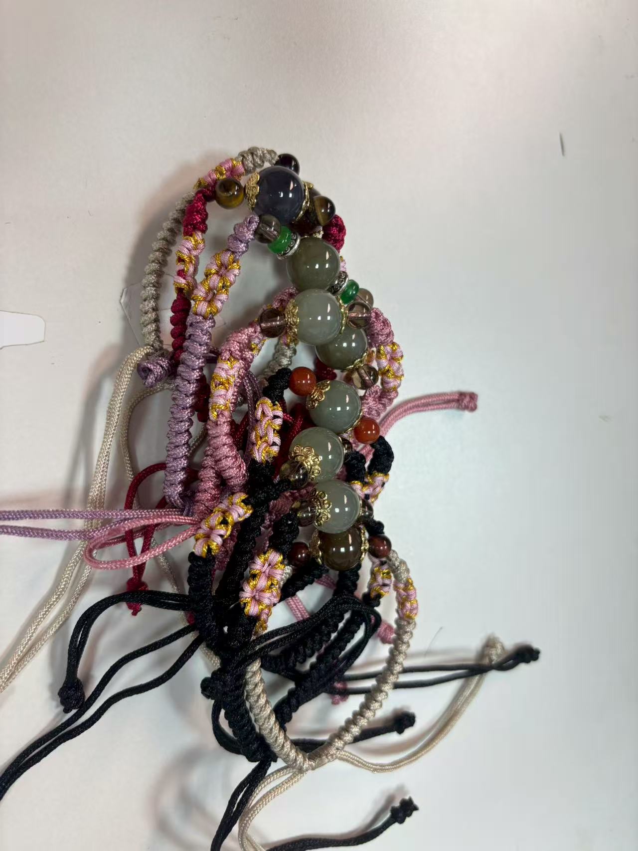 和田玉手串手链 多样性发一
